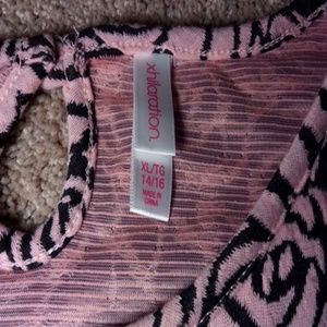 Pink rose coverd dress